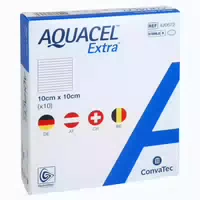Aquacel Extra 10x10 cm Verband 10 st