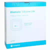 Biatain Silicone Lite Schaumverband 10x10 Cm 10 St
