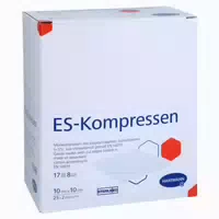 Es Kompressen Steril 10x10 Cm 8fach 25x2 St