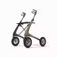 Byacre Rollator Carbon Overland Luftbereifung Braun