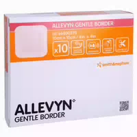 Allevyn Gentle Border 10x10 cm Schaumver 10 st
