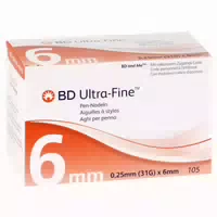 Bd Ultra Fine Pen Nadeln 6 Mm 31 G 0,25 105 St