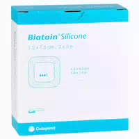 Biatain Silicone Schaumverband 7,5x7,5 C 10 st