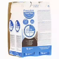 Fresubin 2 Kcal Fibre Drink Schokolade T 4x200 Ml