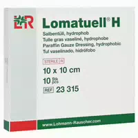 Lomatuell H Salbentüll 10x10 cm Steril 10 st