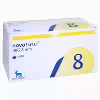 Novofine Nadeln 0,30x8 Mm 100 St