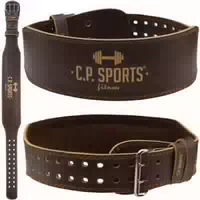 Gewichthebergürtel Leder Braun Xs