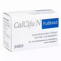 Calcifu N Desinfizierendes Fußbad 8x10 ml