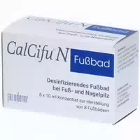 Calcifu N Desinfizierendes Fußbad 8x10 Ml