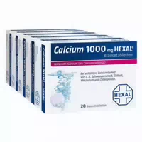 Calcium 1000mg Hexal 100 St Brausetabletten