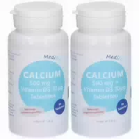 Calcium 500 mg Vitamin D3 10 Μg Tabletten Medifit