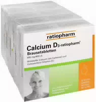 Calcium D3 Ratiopharm Brausetabletten 100 Stück