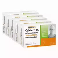 Calcium D3 Ratiopharm Forte 100 St Brausetabletten