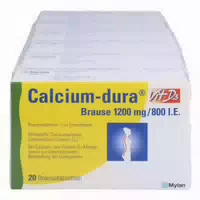 Calcium Dura Vit D3 Brause 1200mg 800 I E 120 St Brausetabletten