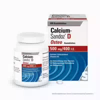 Calcium Sandoz D Osteo 500 mg 400 I E 100 st Kautabletten