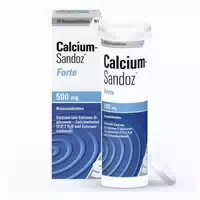 Calcium Sandoz Forte 500mg 20 St Brausetabletten