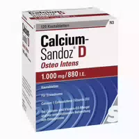 Calcium Sandozâ D Osteo Intens Kautabletten