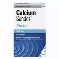 Calcium Sandoz Forte 500mg 2x20 st Brausetabletten