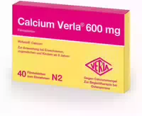 Calcium Verla 600mg 40 st Filmtabletten