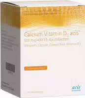 Calcium Vitamin D3 Acis 500 mg und 400 I E 120 Kautabletten