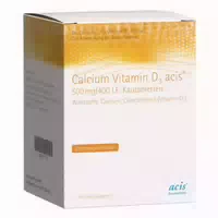 Calcium Vitamin D3 Acis 500mg 400 Internationale Einheiten