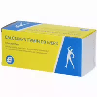 Calcium Vitamin D3 Evers 600 mg 400 I E Kautabletten 100 Stück