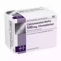 Calciumacetat Nefro 500 mg Filmtabletten