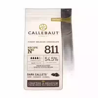 Callebaut Receipe No 811 Kuvertüre Callets, Zartbitterschokolade, 54,5% Kakao