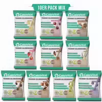 Calovital Probierpaket | Hochkalorische Trinknahrung | 10er Pack Mix, Je 50 G Pulver