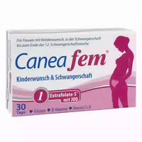 Caneafem 1 Extrafolate S Jod Kinderwunsch & Schwangerschaft