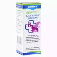 Petvital Bachblüten Nummer 6 Globuli Veterinär