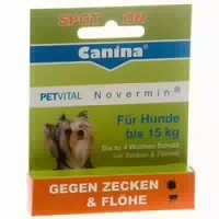 Petvital Novermin Flüssig F Hunde Bis 15 kg 2 ml Flüssigkeit