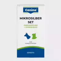 Canina Mikrosilber Ohrenspülung & Liquid Set