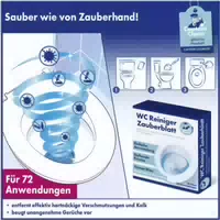 Captain Clean Wc Reiniger Zauberblatt 36 Stück