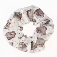 Pusheen die Katze Weiß Eiscreme Haar Scrunchie