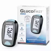 Glucofast Duo Blutzuckermesssystem Mg Dl 10 Teststeifen 1 St
