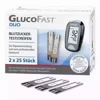 Glucofast Duo Blutzuckerteststreifen 50 Stück 2x25 st