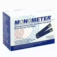 Monometer Blutzucker Teststreifen P Plasma Äquiva 2x25 St Teststreifen