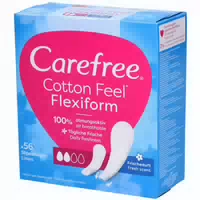Carefree Slipeinlagen Cotton Feel Flexiform mit Frischeduft