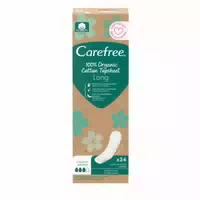 Carefree Slipeinlagen Organic Long ohne Duft