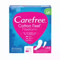 Carefree Cotton Feel Flexiform Slipeinlagen Ohne Duft