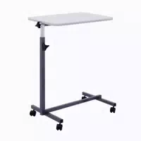 Careline Bett Beistelltisch Nova Lichtgrau