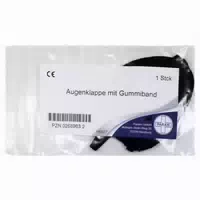 Augenklappe Mit Gummiband Schwarz 34000