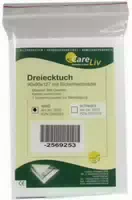 Dreiecktuch Bw 90 X 90 X 127 Weiß mit Sicherheitsnadel 1 Stück
