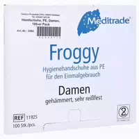 Handschuhe Pe Damen 100 St