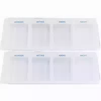Medikamenten Dispenser 1 Tag 4 Gros F A2h 5x6cm