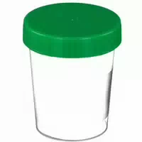 Urinbecher mit Schraubdeckel 125 ml