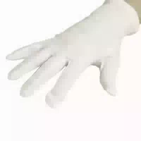 Zwirnhandschuhe aus Baumwolle Gr 12