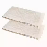 2er Set Handtuch Barock 60 X 100 Cm Beige, 100% Baumwolle, Edel & Zart Mit Hochwertiger Webung