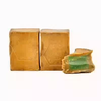 2x Aleppo Seife 55% Lorbeeröl & 45% Olivenöl, Haarseife Körperseife Duschseife Alepposeife 2x200g 2x200 G